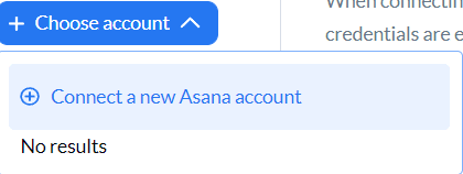 Configuring Asana Trello Integration - Connecting to Asana Account